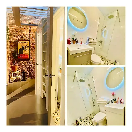 Calle Amparo100 Red Brick Loft For 8 Madrid Lavapies Buitenkant foto
